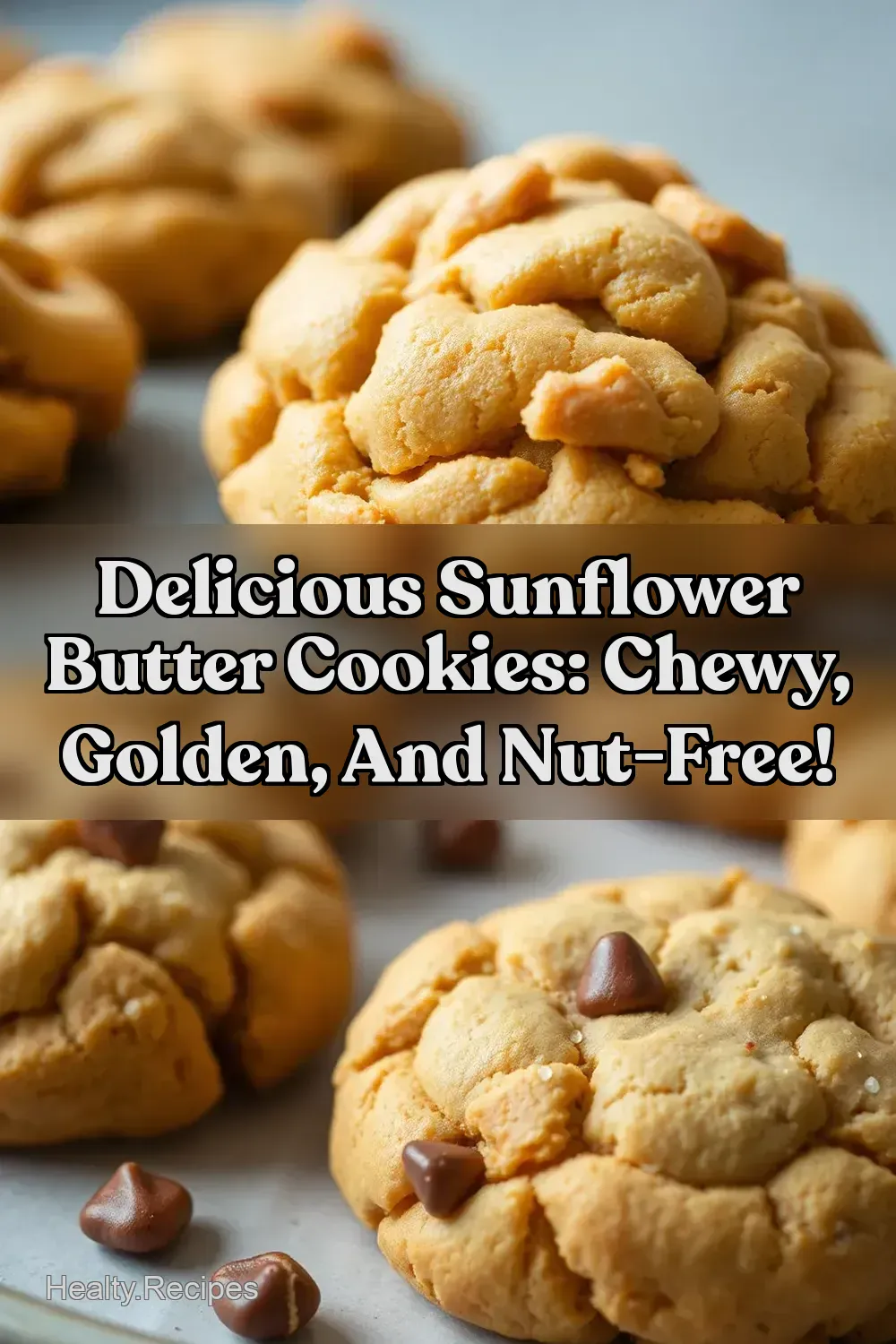 Delicious Sunflower Butter Cookies: Chewy Golden and Nut-Free!