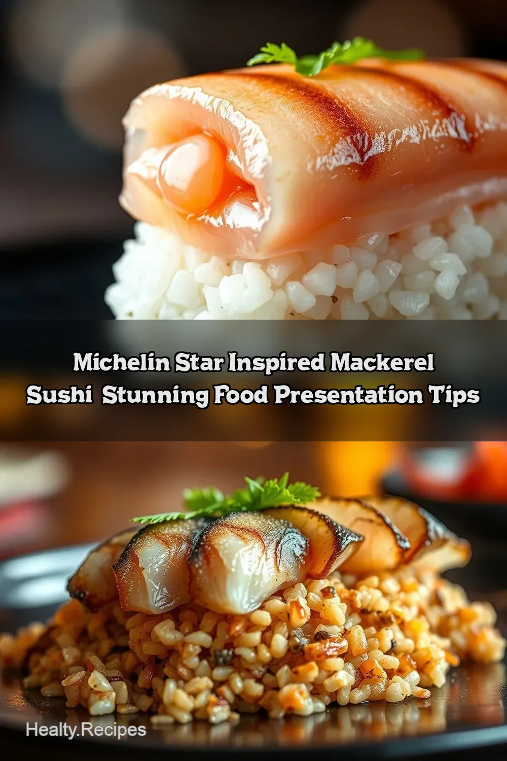 Michelin Star Inspired Mackerel Sushi: Stunning Food Presentation Tips
