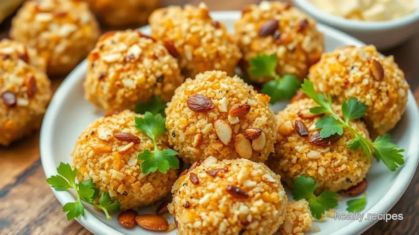 Almond-Crusted Asian Chicken Bites with Dipping Sauce