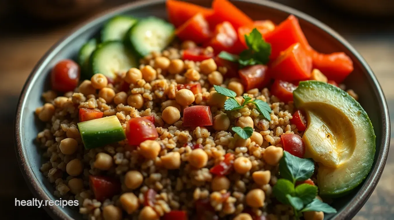 Chickpea & Quinoa Buddha Bowl: Easy High Protein Vegan Meals Chickpea & Quinoa Buddha Bowl: A Protein-Packed Vegan Delight