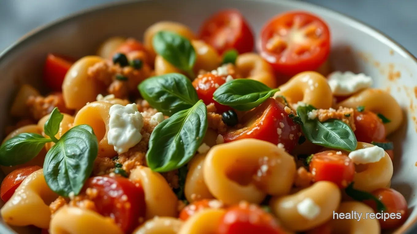 Creamy Tomato Basil Tortellini: A Quick and Delicious Weeknight Meal