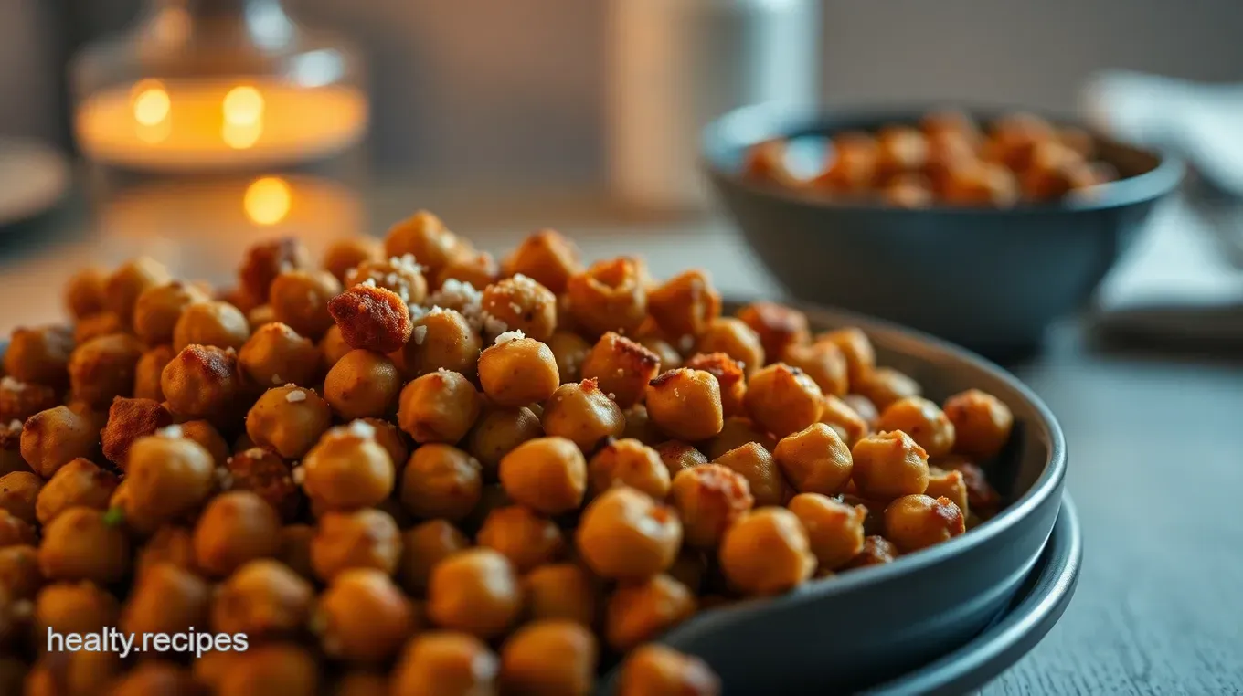 Crispy Air Fryer Chickpea Snacks: A Healthy Snack You' ll Love! Crunchy Air Fryer Chickpea Snacks