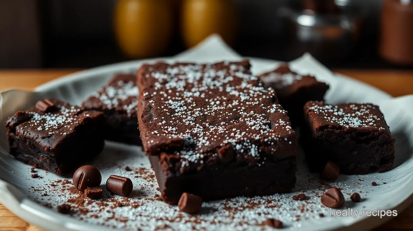 Decadent Dark Chocolate Powder Brownies