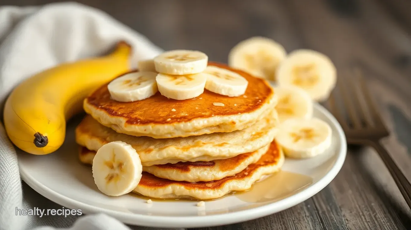 Fluffy Banana Oatmeal Pancakes: Quick & Delicious