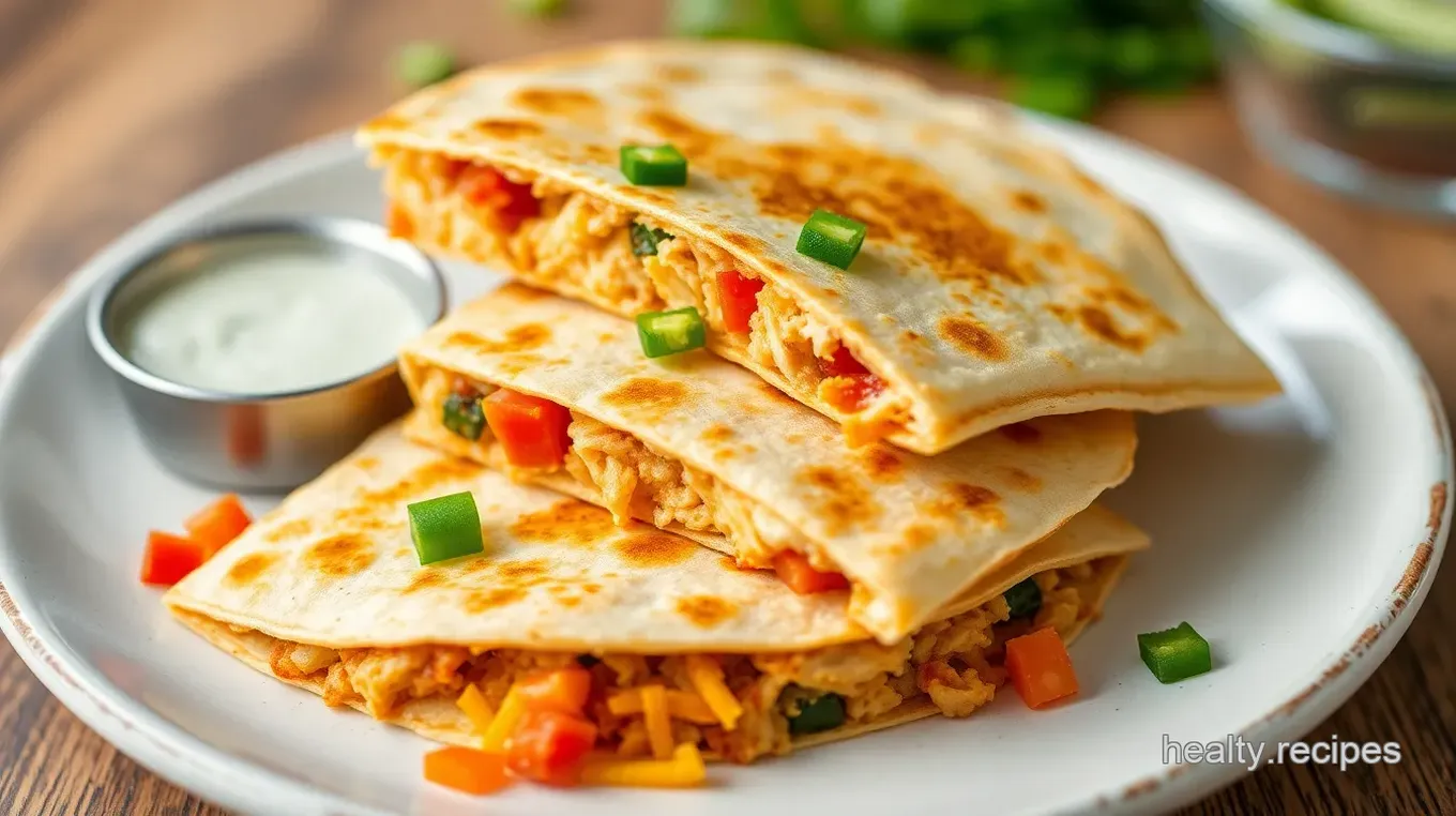 Cheesy Chicken Quesadillas