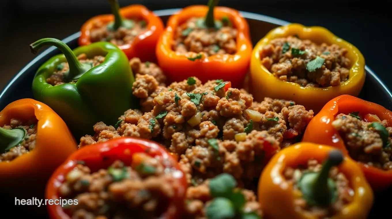 Mediterranean-Inspired Stuffed Bell Peppers