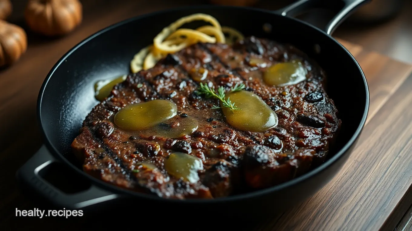 Pan-Seared Ribeye Filet with Garlic Herb Butter