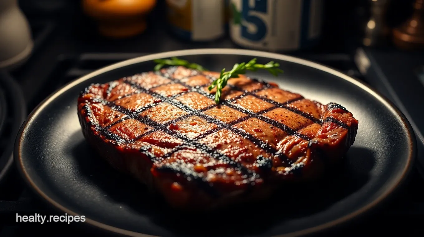 Perfectly Grilled Prime New York Strip Steak