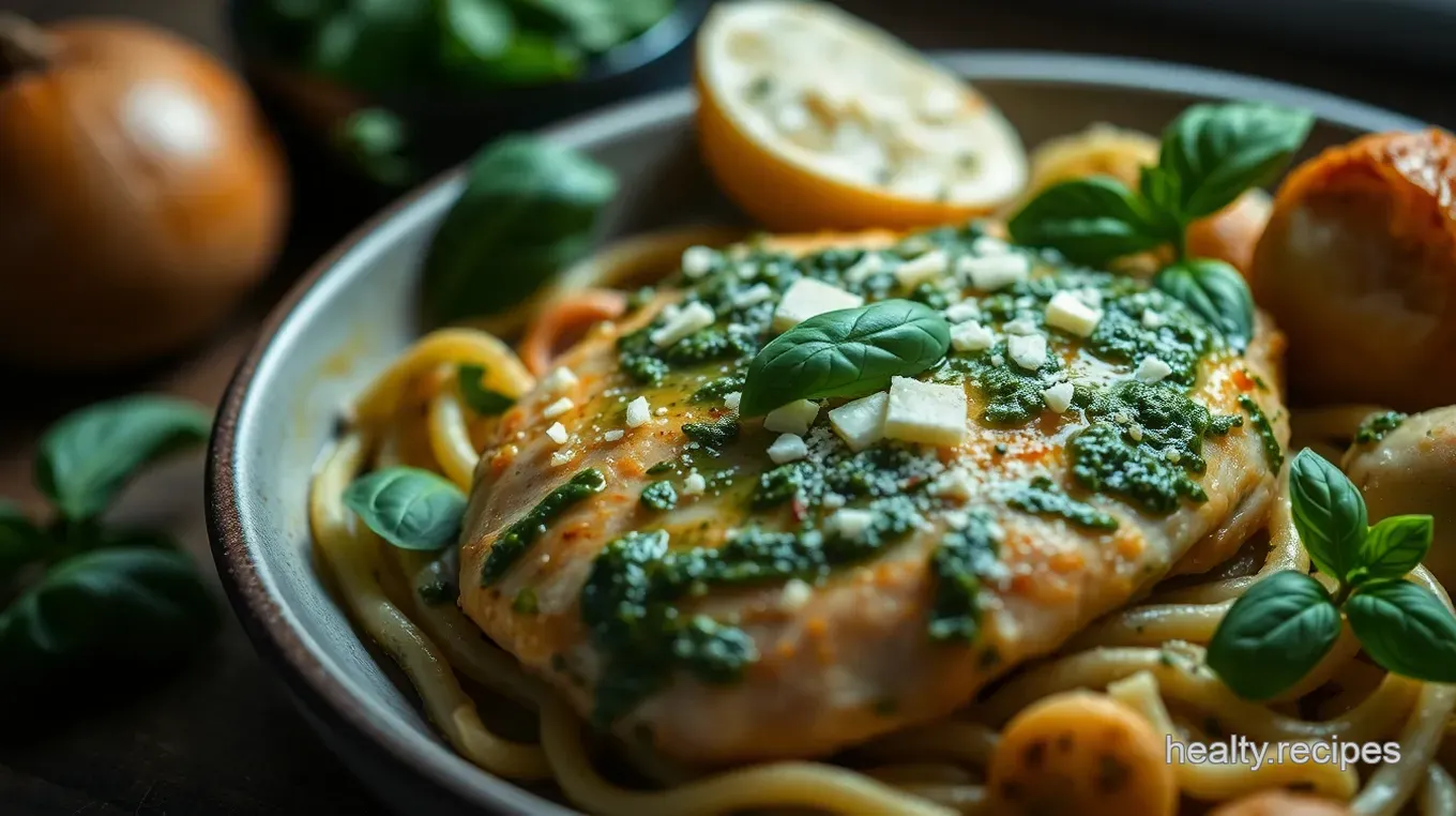 Easy & Juicy Pesto Chicken: My Family-Favorite Herb Delight Pesto Chicken Delight – Juicy Chicken with Herby Goodness