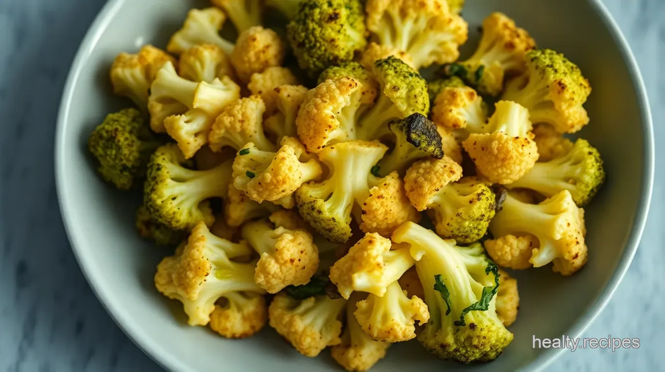 Roasted Romanesco Cauliflower: My Zesty Garlic & Lemon Recipe Roasted Romanesco Cauliflower with Garlic and Lemon