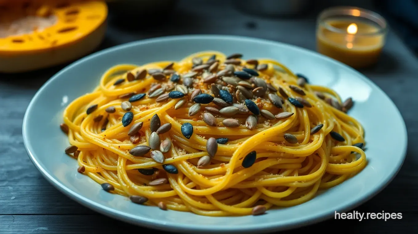 Easy Roasted Seeds Spaghetti Squash: A Delicious Healthy Dish Roasted Spaghetti Squash with Seed Medley
