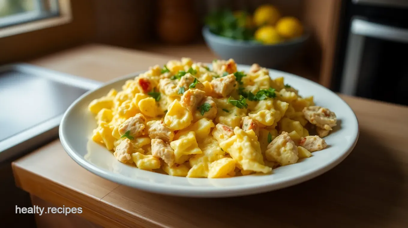 Turkey and Eggs Scramble