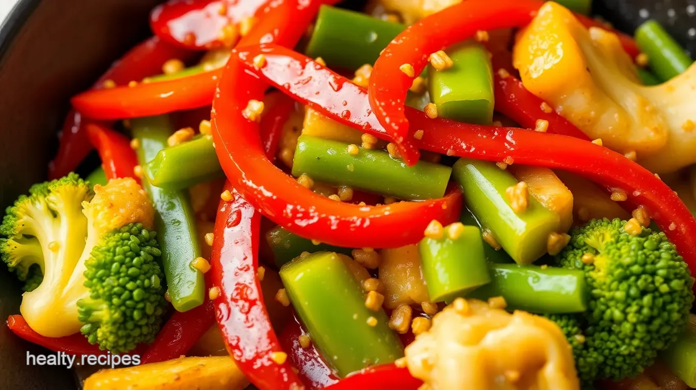 Ginger-Soy Glazed Stir-Fried Vegetables