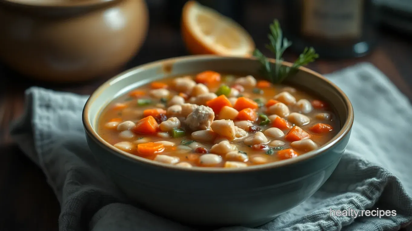 Comforting Chicken Bean Soup: My Family' s Favorite Cozy Recipe Wholesome Chicken Bean Soup: A Cozy Classic