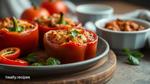 Bake Stuffed Peppers Healthy Low-Carb Dish