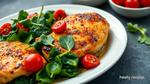 Baked Chicken with Fresh Spinach in 30 Mins