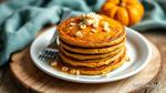 Fluffy Pumpkin Oat Pancakes in 15 Minutes