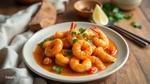 Sautéed Shrimp in Spicy Coconut Sauce