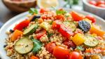 Grill Quinoa Vibrant Salad in 35 Minutes