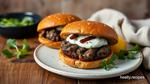 Grilled Lamb Burgers with Mint Yogurt