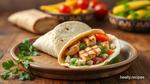 Grilled Chicken Healthy Greek Wrap Recipe