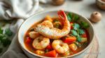 Quick Fish Stew with Shrimp & Veggies