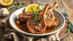 Pan-Fried Lamb Chops with Garlic & Rosemary