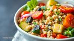 Roasted Quinoa Bowl with Colorful Veggies