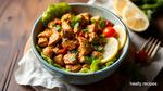 Sautéed Chicken Gyros Bowl - Healthy Delight