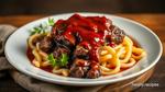 Slow Cooked Beef with Rich BBQ Sauce