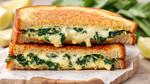 Spinach Artichoke Grilled Cheese Sandwiches