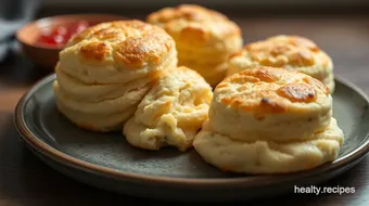 Bake Cheesy Biscuits with a Kufi on - Yum! recipe card