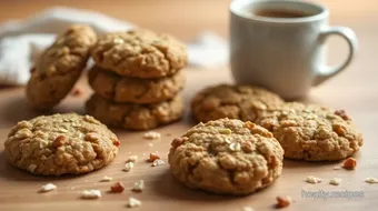 Bake Flourless Oatmeal Cookies | Healthy Snack