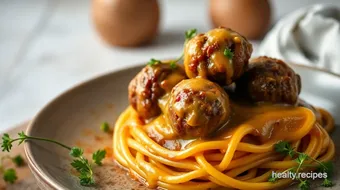 Baked Beef Meatballs Cheesy Delight