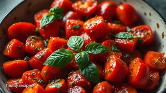 Easy & Juicy Blistered Tomatoes: My Go-To Garlic Herb Recipe recipe card