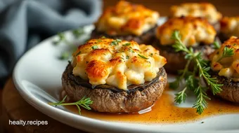 Broiled Crab Stuffed Mushrooms | Quick & Tasty