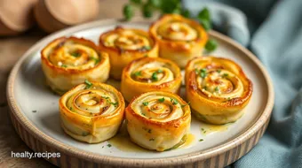 Bake Cheesy Pesto Artichoke Rolls | Easy Appetizer