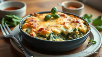 Bake Cheesy Spinach Casserole - Creamy Goodness