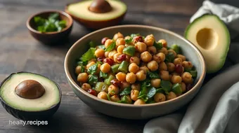 Quick Chickpea Avocado Salad Recipe