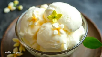 Churned Sampaguita Ice Cream Delight recipe card