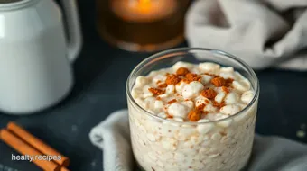 Easy Cinnamon Roll Overnight Oats: A Cozy Breakfast Hug recipe card