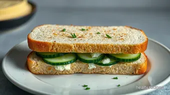 Classic English Cucumber Sandwich Recipe: A Refreshing Delight recipe card