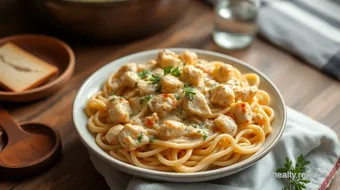 One-Pot Creamy Chicken Pasta Delight