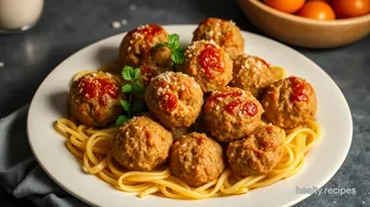 Delicious & Easy Low Calorie Turkey Recipes: Crispy Meatballs to Savor recipe card