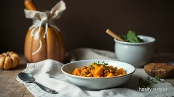 Simmered Butternut Squash Lentil Delight