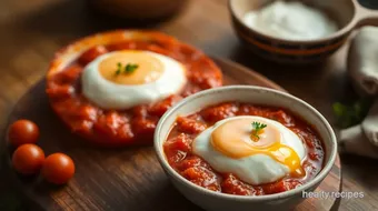 Poached Eggs in Spicy Tomato Sauce