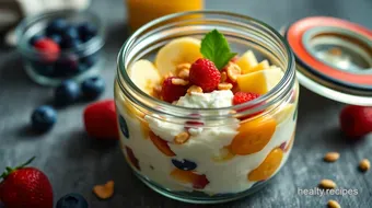 Deliciously Nutritious Cottage Cheese Snack Jar: A Wholesome Delight recipe card
