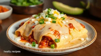 Easy Chile Enchiladas with Creamy Mushroom recipe card