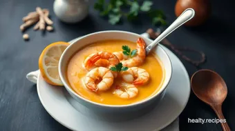 Sautéed Shrimp in Coconut Curry Soup