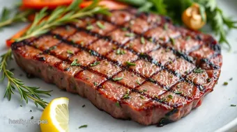 Ultimate Grilled Nutrition Strip Steak: My Easy Herb-Infused Recipe recipe card